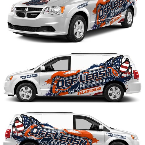 Fun, Trendy, Eye Catching Partial/Full Van Wrap Design by Kiky Rizki