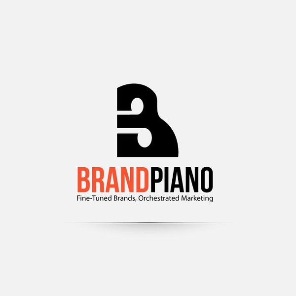 Design by BeeB titled "Brand Piano needs a new logo"