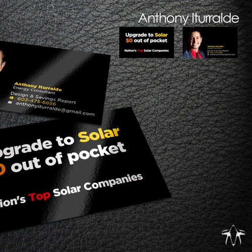 Solar Power business card Design by sadzip