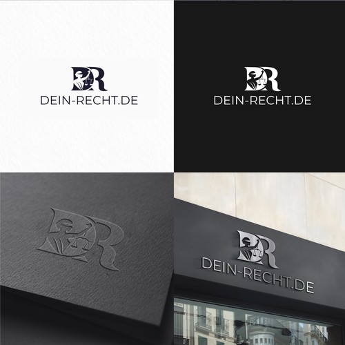 Logo for website of lawyer, social media, legal topics Design by knight brands™