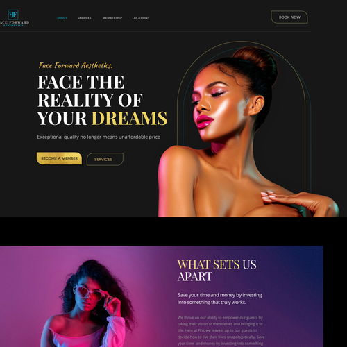 Dark Homepage Design Design by FaTiH™