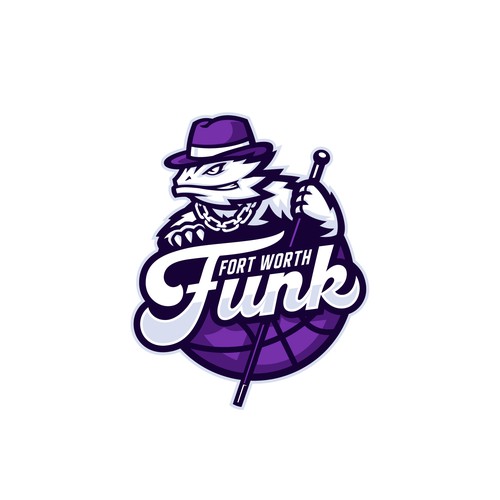 Basketball Logo for Team 'Fort Worth Funk' - Your Winning Logo Featured on Major Sports Network Design by ononapa