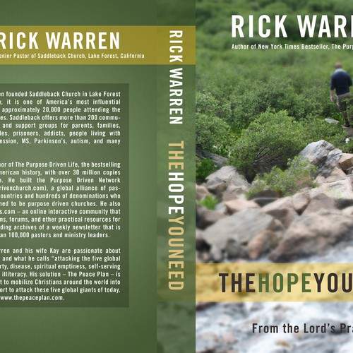 Design Rick Warren's New Book Cover Design réalisé par wsmith