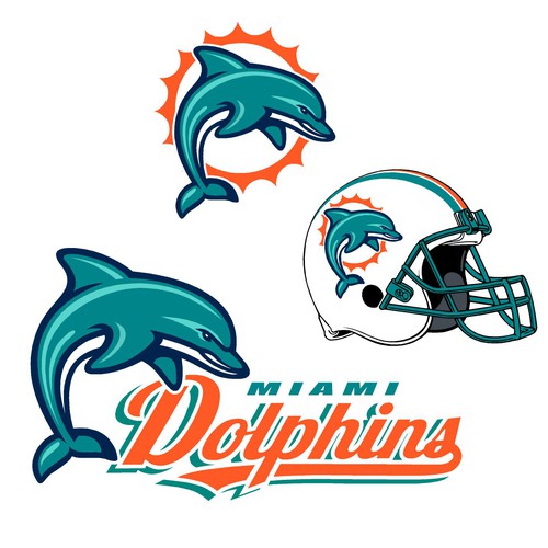 99designs community contest: Help the Miami Dolphins NFL team re-design its logo! Réalisé par fs42158