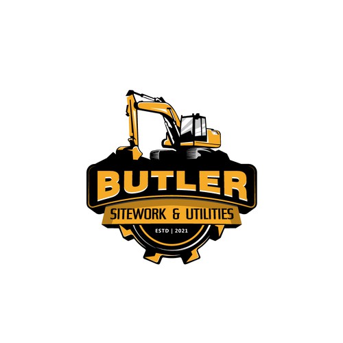 Sitework & Utility Construction Logo/Mascot Brand Identity Pack Design by sarvsar