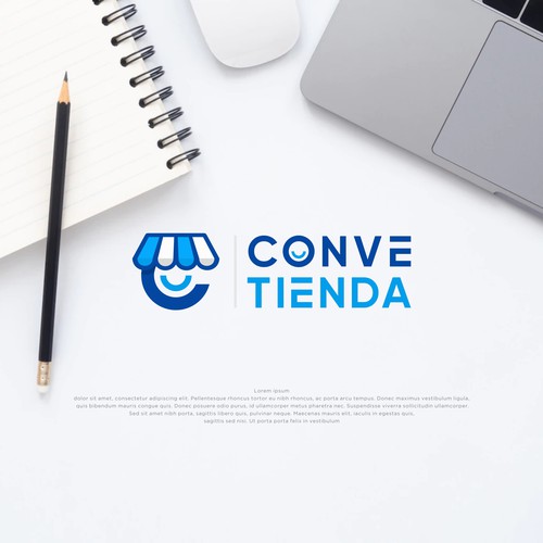 Nuevo logotipo para tiendas moviles y tiendas especializadas con cafetería Design by masmuse