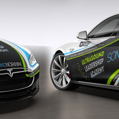 Create an awesome car wrap for Tesla Model S for cutting edge doctors! Design von J.Chaushev