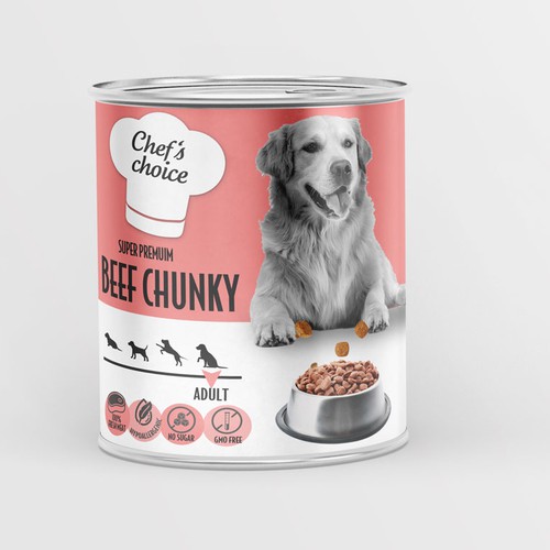 Design a super premium pet food packaging! Design by Budour A.