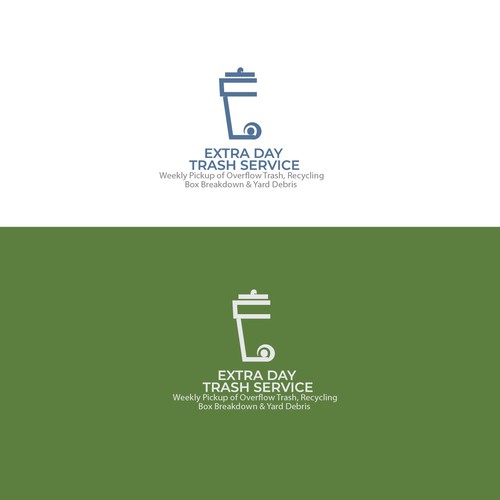 Trash Service Logo Design by tridentArt