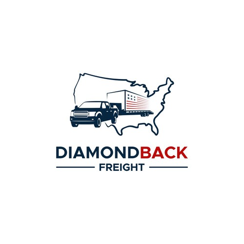 Trucking logo that will be seen across US highways! Design by yoh kono