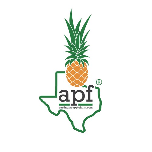 Pineapple LOGO! Pineapples + Austin, TX = Austin Pineapple Farm Logo