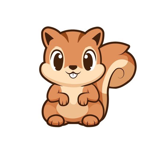 Designs | Comic-style squirrel for language learning app | Character or ...