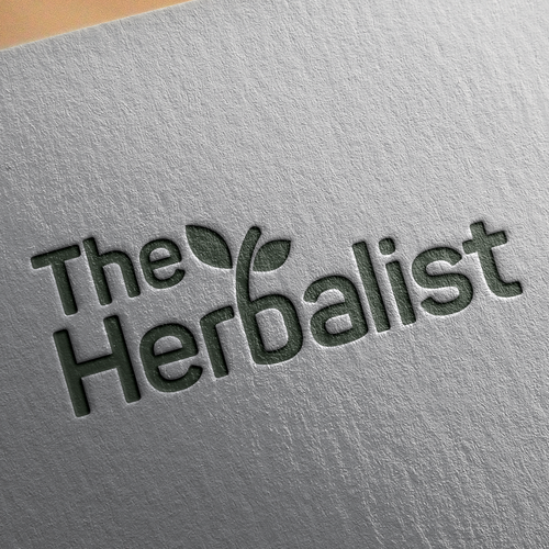 Create a professional logo for the modern herbalist that has broad appeal-ontwerp door D Dogger's