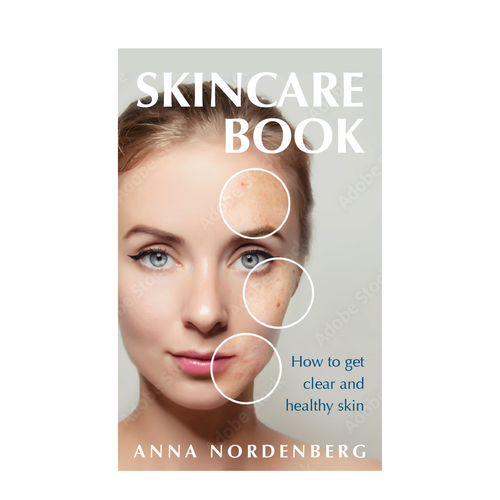 skincare book to help people with unwanted skin issues such as acne .... Design by romy