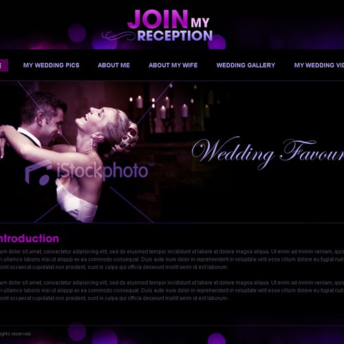 1-3 Page Website Template Design von Creative Chef