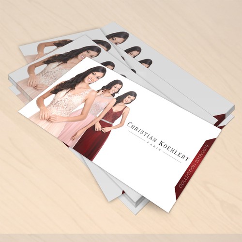 Flyer design for evening dress label needed to invite our customers to Exhibitions Design by Mr.TK