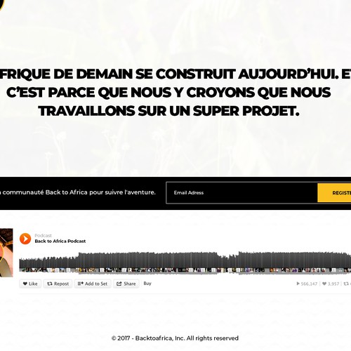 Landing page design contest entry by LogoBuzz