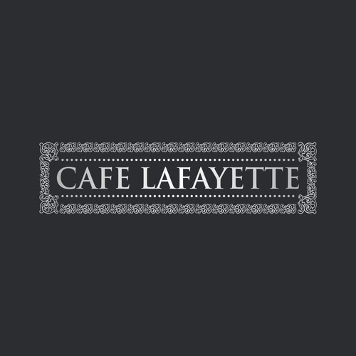 Design a "classic french style" cafe logo for Cafe Lafayette Logo