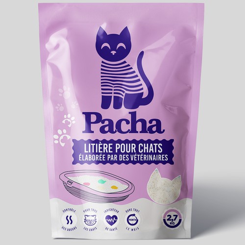 Cat Litter startup Minimalistic packaging - Contest Design by agooshe