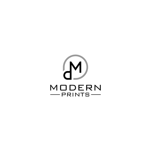 Modern Prints Logo Design by Tsu Tho'