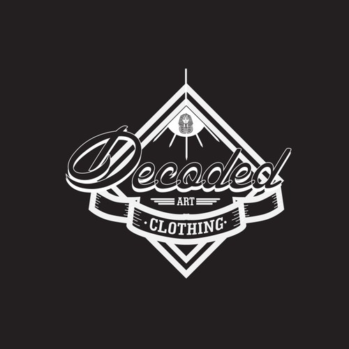 CREATE A EMBLEM LOGO FOR URBAN CLOTHING LINE-(DECODED ART CLOTHING