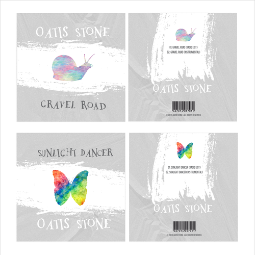 Twin "Single" Album Covers Design Design by ALOTTO