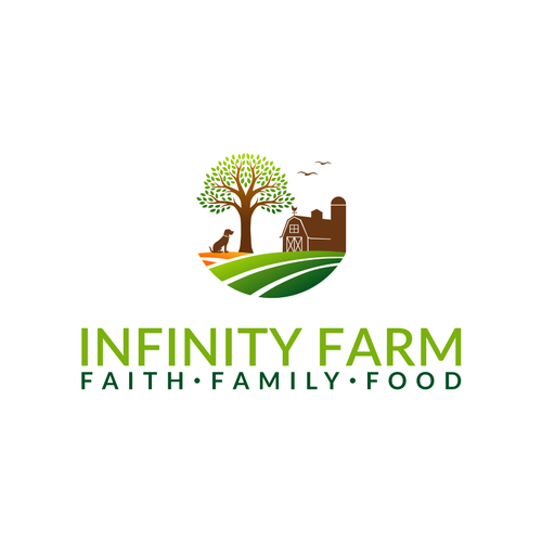 Lifestyle blog "Infinity Farm" needs a clean, unique logo to complement its rural brand. Réalisé par restuibubapak