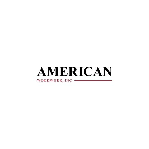 Design di American Woodwork news a new logo di Akhtara