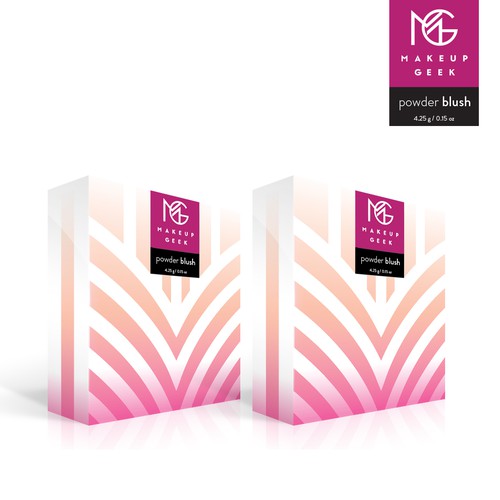 Makeup Geek Blush Box w/ Art Deco Influences Design by HollyMcA