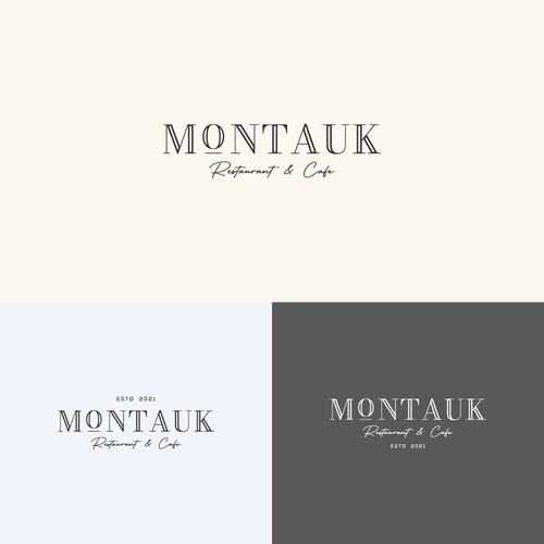 Montauk Logo Design by slowarea