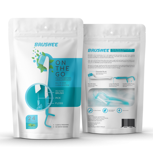 New Brushee Packaging Design Design by Denian