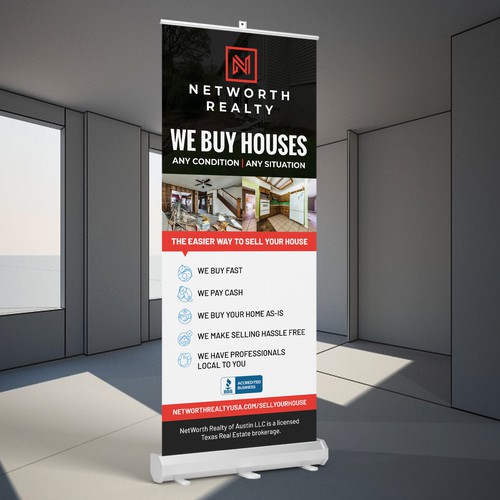 Pop-Up Banner: Sell Us Your House Ontwerp door GrApHiC cReAtIoN™