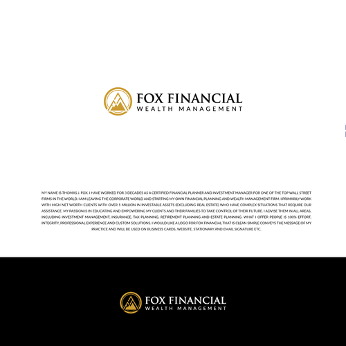 Design a logo for a high end Financial Advisory Practice Design by OeisDesign