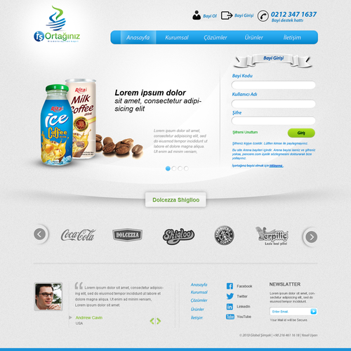 Web page design contest entry by Pro+AMEN