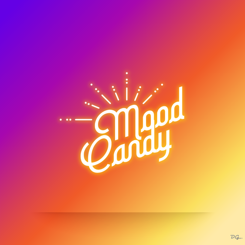 Logo for MOOD BOOSTING supplment called MOOD CANDY Design by DanaG.