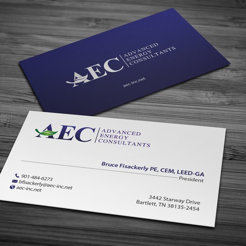 AEC Business Card Design by AYG design