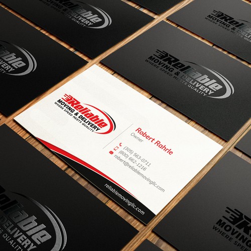 Business Card Design for Moving Company Design réalisé par Felix SH