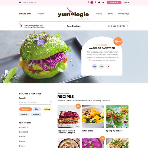 Web page design contest entry by vyncadq