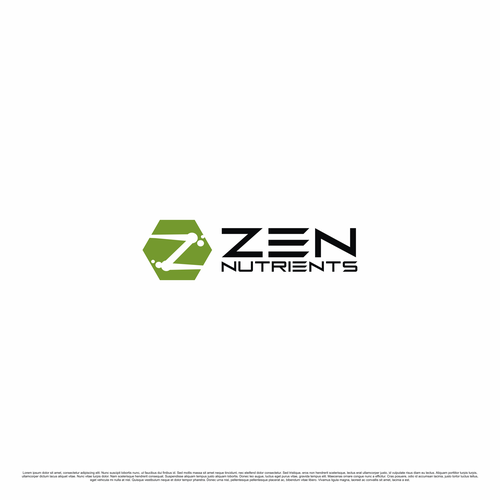 When science and nature collide.....need a modern zen nutrients supplement brand logo. Design by swidd