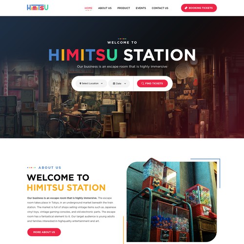 Web page design contest entry by Pinku