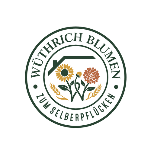 "Design a Warm, Natural Logo for Wüthrich Blumen Flower Farm" winning  by DAROSE