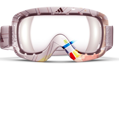 Design adidas goggles for Winter Olympics Réalisé par Rhomb