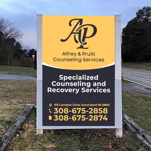 Design di We Need a Professional Street-Facing Sign for Our New Counseling Location di Creativity symbol