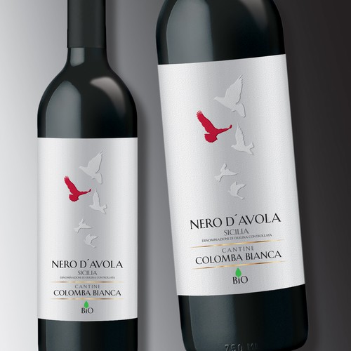 Wine Label Nero d´Avola Design by Debdutta*
