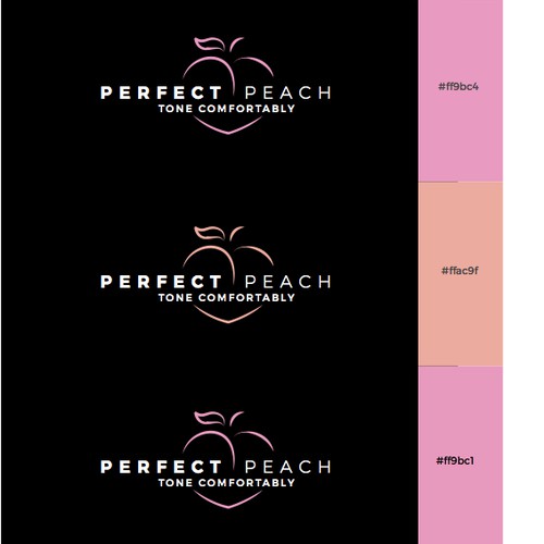 BIG PRIZE $$ Design a "Perfect Peach" fitness logo for an online retail company! Design by Renata Lisboa