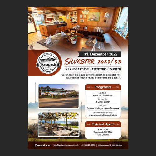 Postal, flyer o impreso propuesta en el concurso por Destination Work