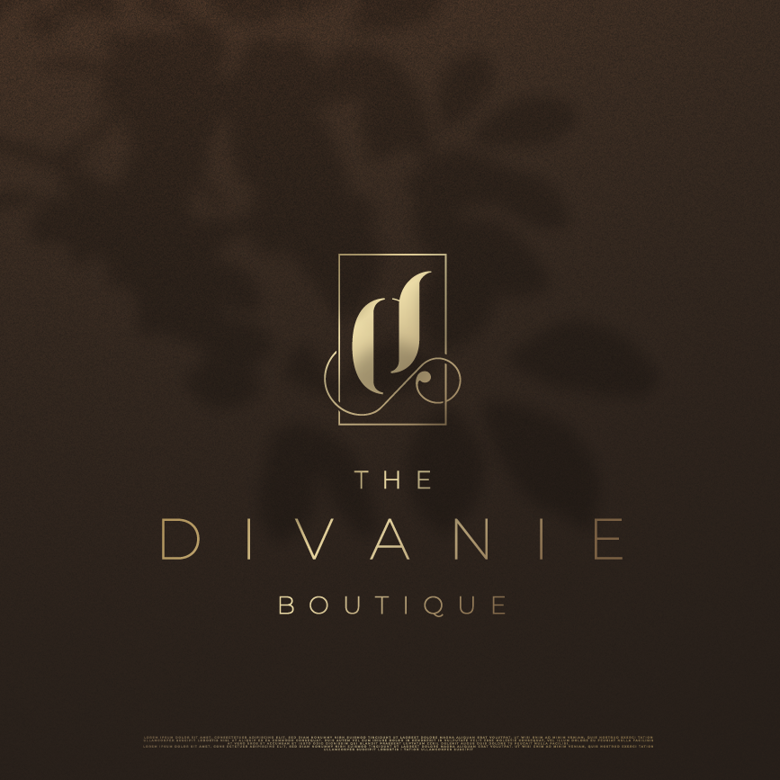 Boutique logo with the title 'DivanieLogo'
