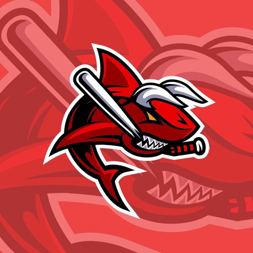 Bull Sharks Logo Design Design by marcuz030