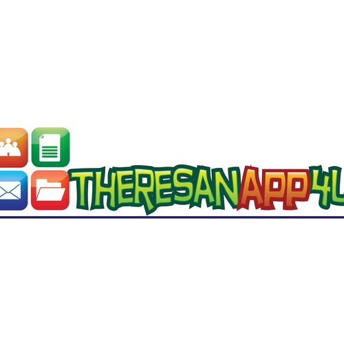 theresanapp4u needs a new logo デザイン by ArJJBernardo