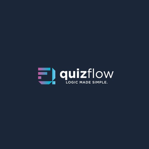 We need a powerful logo design for our AI Quiz Flow SaaS Design by pleesiyo